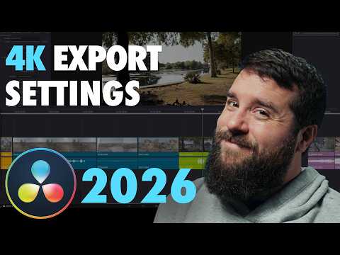 Best 4K Export Settings For DaVinci Resolve 2026