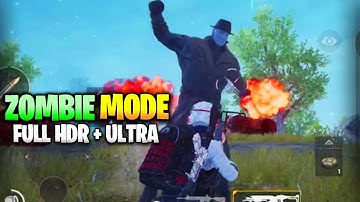NEW ZOMBIE MODE GAMEPLAY on HDR + ULTRA REALISTIC GRAPHICS | PUBG Mobile Global Update 0.11