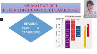 SECRET TO GET HIGH SCORE ON PET READING PART 6 | B1 CAMBRIDGE | MS MAI ENGLISH