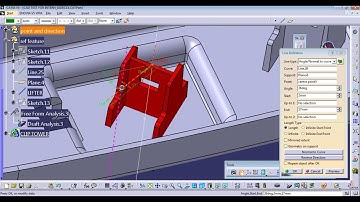CATIA V5 PLASTIC DESIGN- MOUNTING FETURES ON PART(POWER COPY)