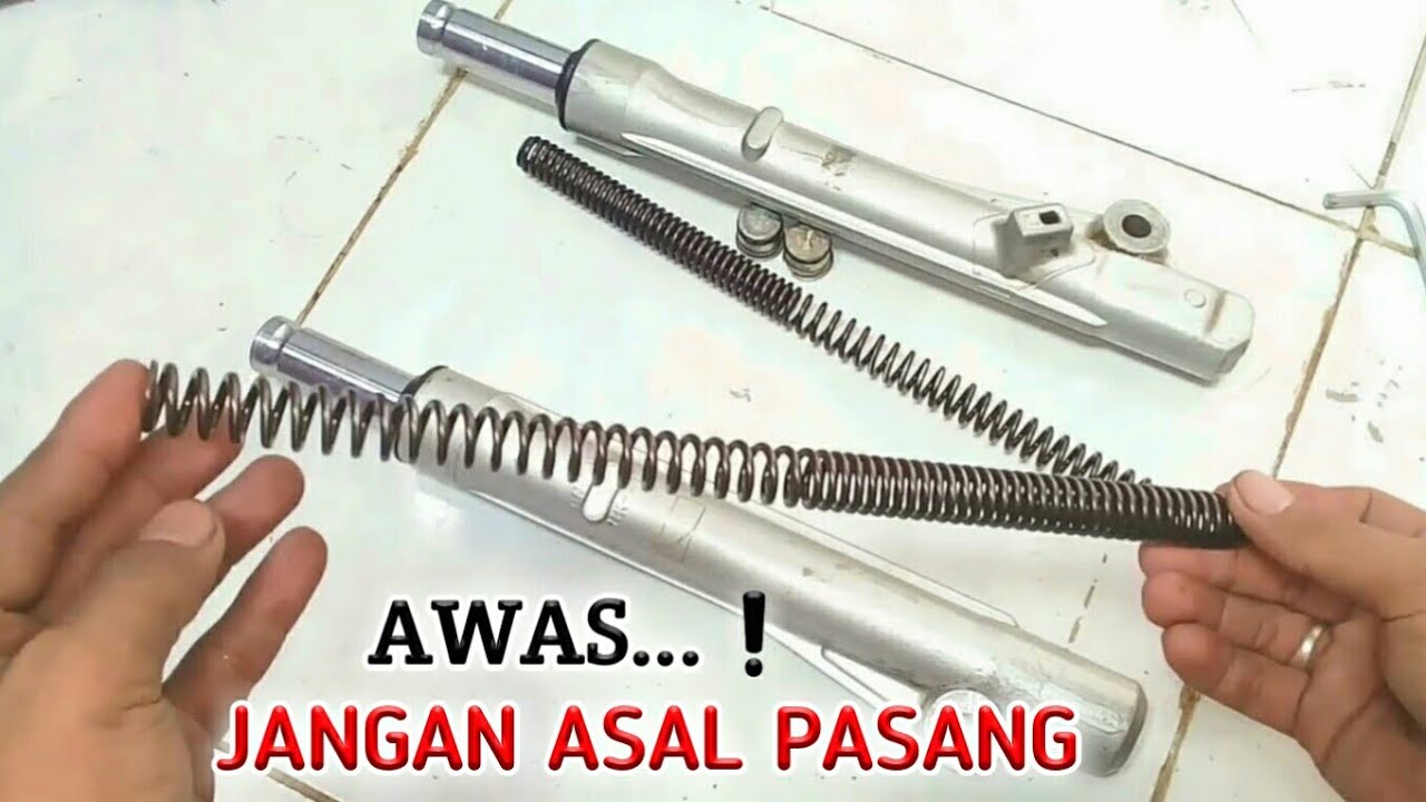 CARA MEMASANG PER SHOCK DEPAN MOTOR ASTREA GRAND ATAU LEGENDA