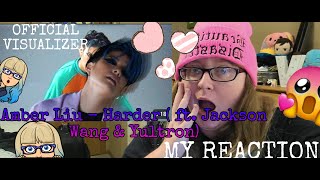 🥰Amber Liu - HARDER (Official Visualizer) (ft. Jackson Wang & Yultron) MY REACTION