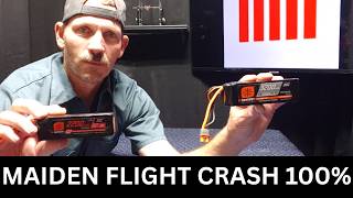 **IMPORTANT** SPEKTRUM SMART BATTERY CAUSES CRASHES 100% OF THE TIME MAIDEN CRASH RC PLANE