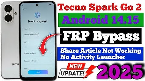 Tecno Spark Go 2 ( KM4 ) Gmail Account Unlock |Tecno Spark Go 2 Google Account Bypass Android 15 |