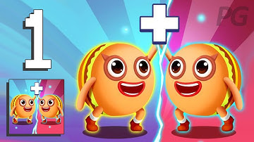 Foodie Runner: Merge & Run - Gameplay Walkthrough [Android, iOS Game]