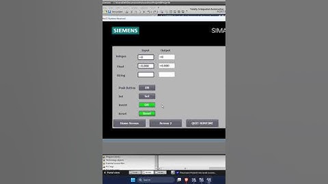 HMI Buttons Explained | How HMI Inputs Work in PLC | Siemens TIA Portal #shorts
