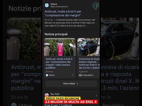 Video Enel X multata! Cosa cambia per le colonnine in Italia ?