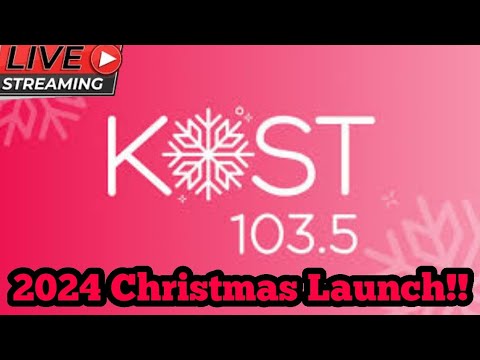 Aircheck // KOST 103.5 Christmas Music Launch 2024 [LIVE] - YouTube