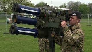 Britain shows off fire power ahead of Olympic Games