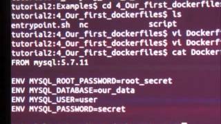 Docker intro workshop. Dockerfile use. Part 2 @kwrubydev