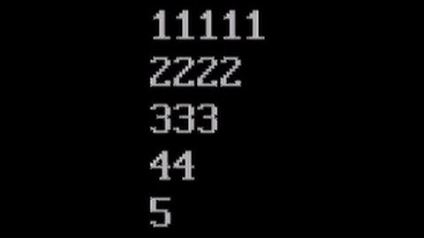 C Program to print patterns of numbers and stars.