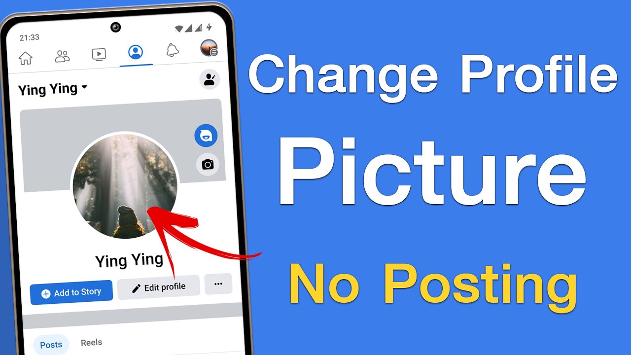 how to change your profile picture in facebook without posting 2022