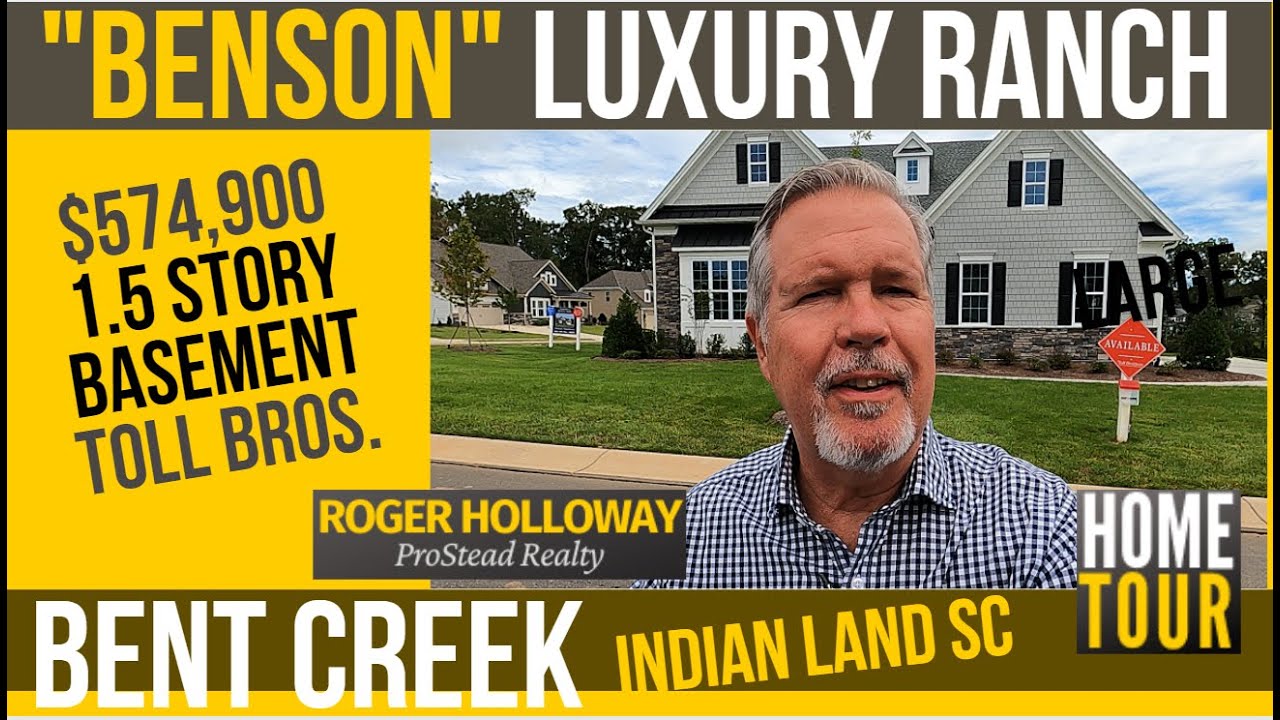 BENSON Luxury Ranch Home Toll Brothers [Bent Creek Indian Land SC