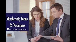 Membership Forms and Disclosures Credit Union Packages