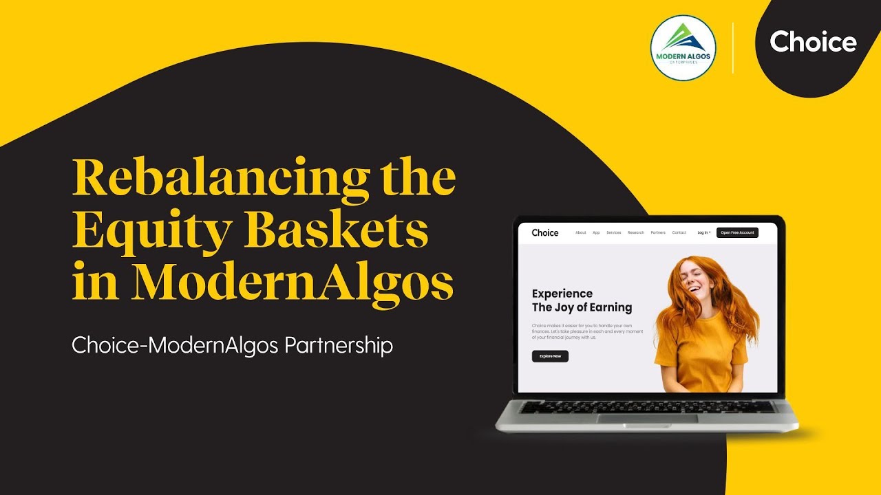 How to Use the REBALANCING feature in Equity Baskets Choice ModernAlgos Partnership YouTube