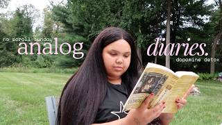 spending 24 hrs without a phone | analog diaries 📞