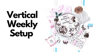 Vertical Weekly Setup|| featuring  Live Love Posh, Oh So Paper and Cookie Sticker Co