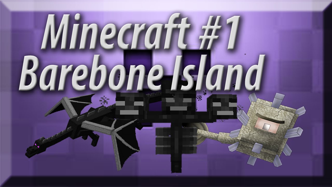 Minecraft Barebone Island w/ NERDIAQ Ep.1 - The New Beginning