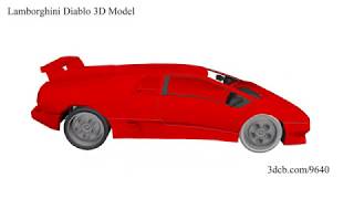 Lamborghini Diablo 3D Model