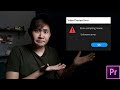 Error Compiling Movie UNKNOWN ERROR! Premiere Pro CC (SOLUTION FIX)