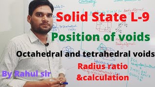 Solid State L-9||class-12||Chemistry-The Magic||By Rahul Sir