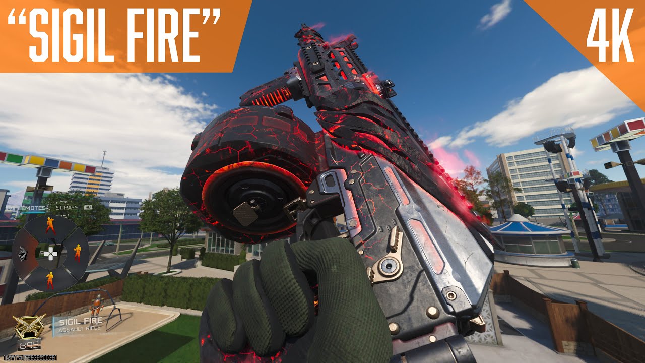 BO7 Exclusive Blueprints: "Sigil Fire"