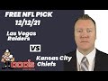 NFL Picks - Las Vegas Raiders vs Kansas City Chiefs Prediction, 12/12/2021 Week 14 NFL Best Bet