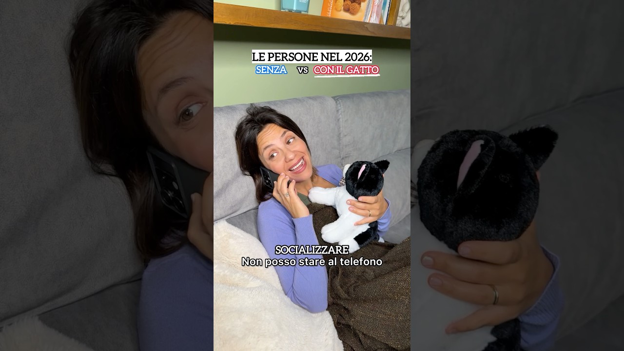 LE PERSONE CON E SENZA GATTO 🐱😅 Voi chi siete?