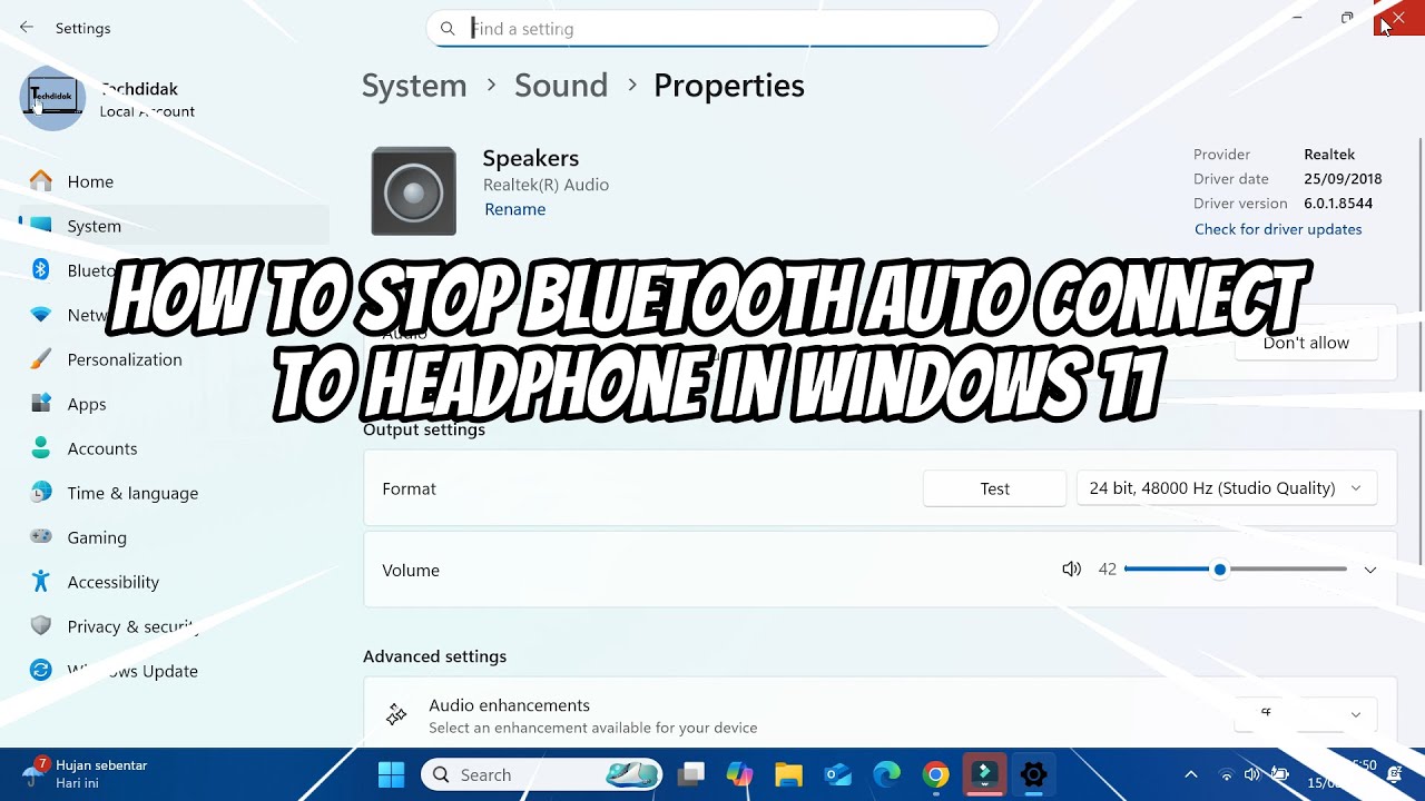 Windows Stop Bluetooth Auto Connect