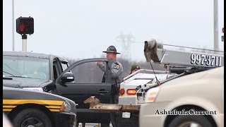 Two-vehicle crash on Route 20 in Ashtabula Township