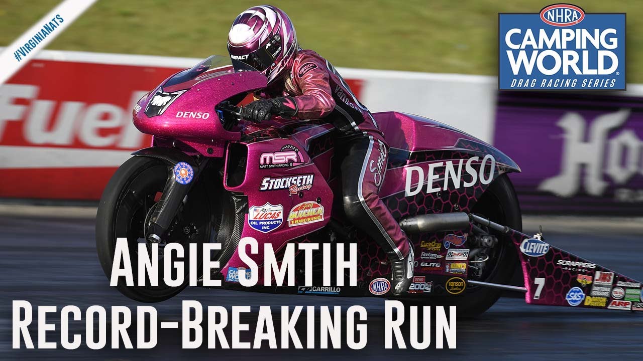 Angie Smith goes to the top with record-breaking run in Richmond - YouTube