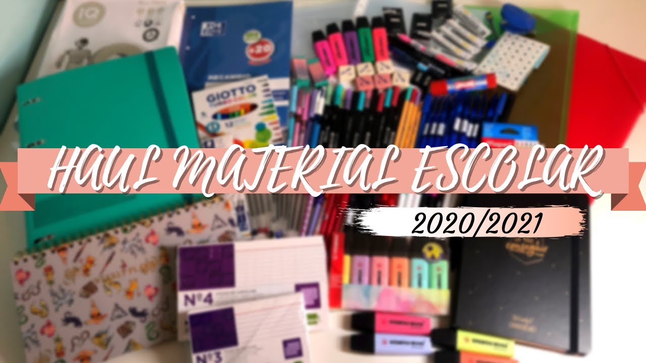 SÚPER HAUL MATERIAL ESCOLAR 2020📚✏️