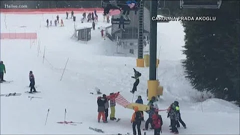 Teens rescue boy hanging from ski-lift