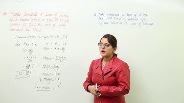 FREE ONLINE Class 5th I Maths I ICSE I Chapter I Simple Interest I L48