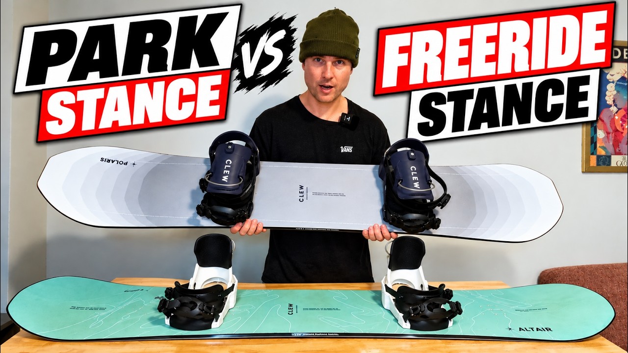 Park vs Freeride Snowboard Stance – What's the Difference?