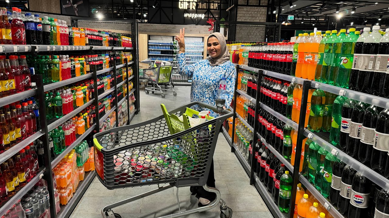 واخيرا مشتريات الشهر من سوبر ماركت🛒البيت كان فااضي 🥬