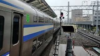横須賀線E217系武蔵小杉駅出発 東海道新幹線N700S横須賀線武蔵小杉駅付近走行 湘南新宿ラインE231系武蔵小杉駅入線