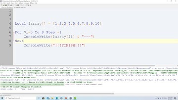 อาเรย์ Arrays เก็บชุดข้อมูลหลายชุด | Autoit EP.6-1