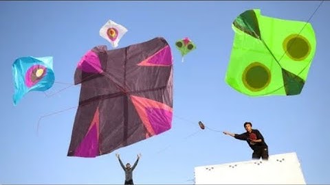 Big kite flying and rain🌧️ new trick to fly kite