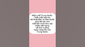 Mỹ-Nhật-Hàn tạo thế gọng kìm vây Trung Quốc #tintucdoday #tinnong24h #tintuc #thuếquan #tintuc24h