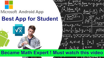 Best math  solver android app for student | How to use Microsoft math solver | Microsoft android app