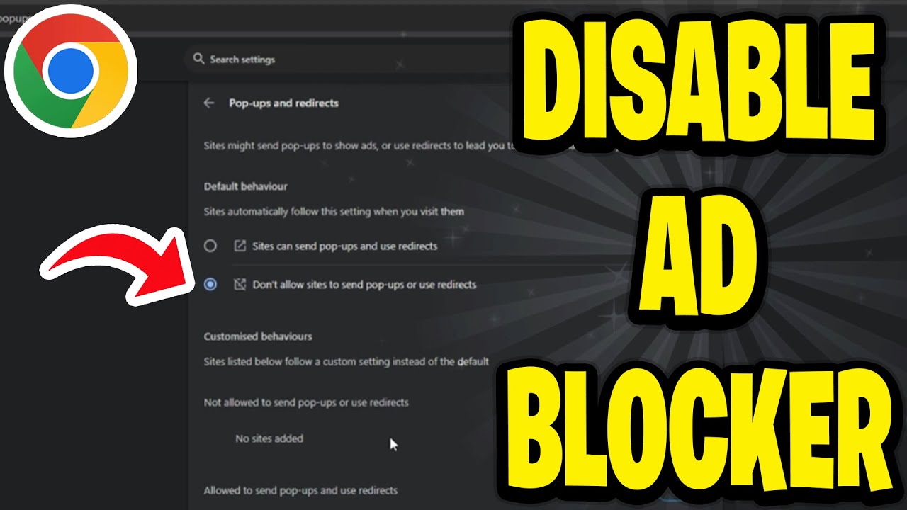 How To Disable Ad Blocker In Chrome - YouTube