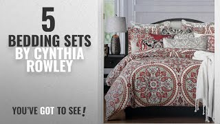 Top 10 Cynthia Rowley Bedding Sets [2018]: Cynthia Rowley Bedding 3 Piece Full / Queen Duvet Cover