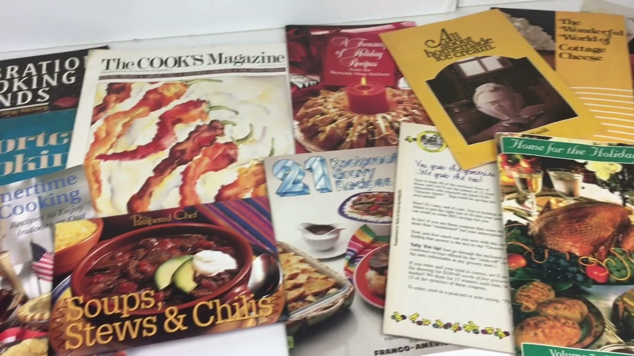 Lot of 15 Magazines Booklets Cooking Cookbook Holiday Summer Reynolds Wrap Books