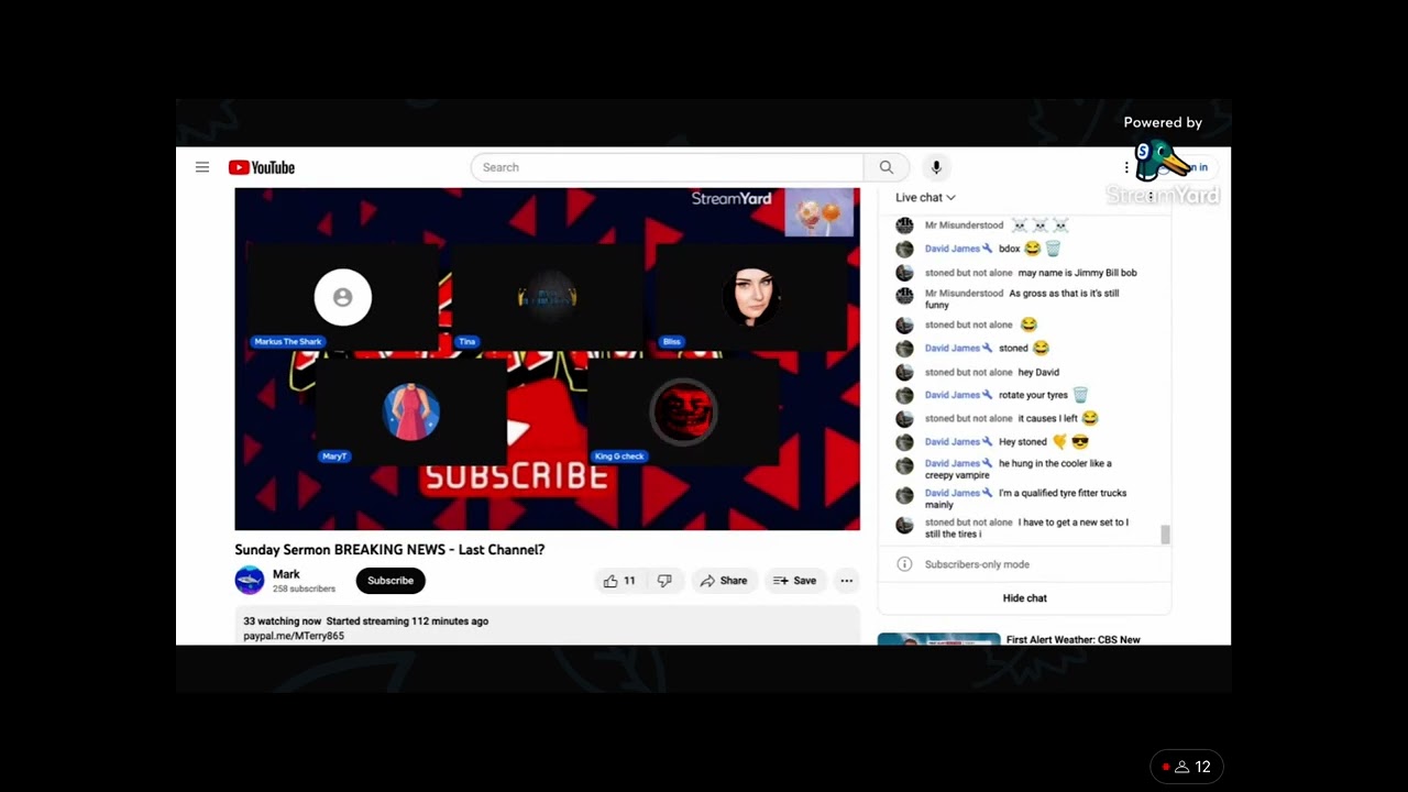 Bliss insinuated lyndy live tried hacking her YouTube account lol