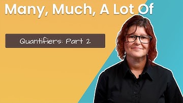 Quantifiers: Part 2 - MANY, MUCH, A LOT OF | Learn English with Dawn | Daybreak English