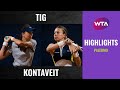 Anett Kontaveit vs. Patricia Maria Tig | 2020 Palermo First Round | WTA Highlights