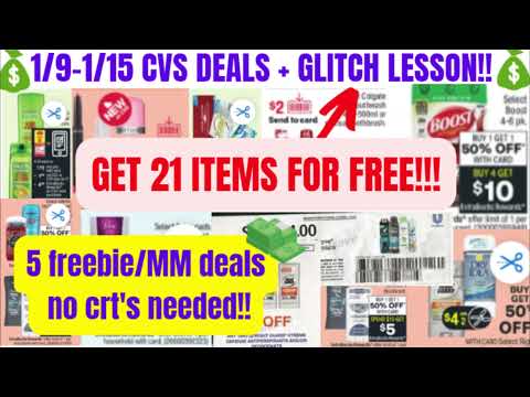 🔥CVS Deals 1/9-1/15 + CVS Couponing This Week🌞Must Do CVS Deals =21 Items For FREE