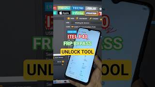 Itel P40 (P662L) FRP Bypass One Click Done via Unlock Tool (2024 Update) #foryou #shorts