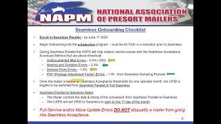 NAPM - USPS - Known Undocumented Log